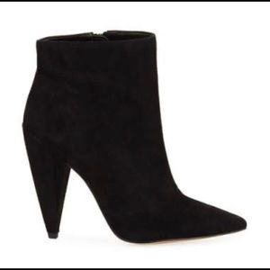 Jayden Suede Tapered-Heel Booties